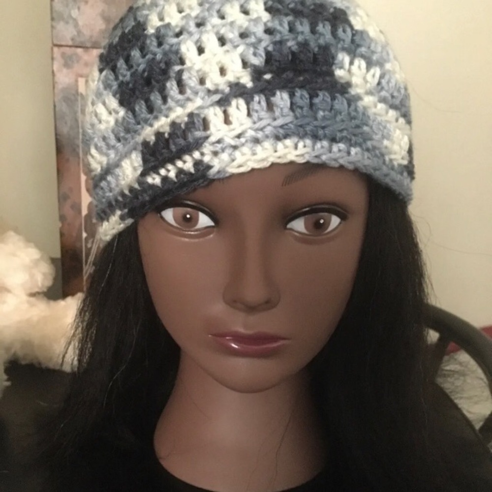 Crocheted cap - Tan - Picture 9 of 9